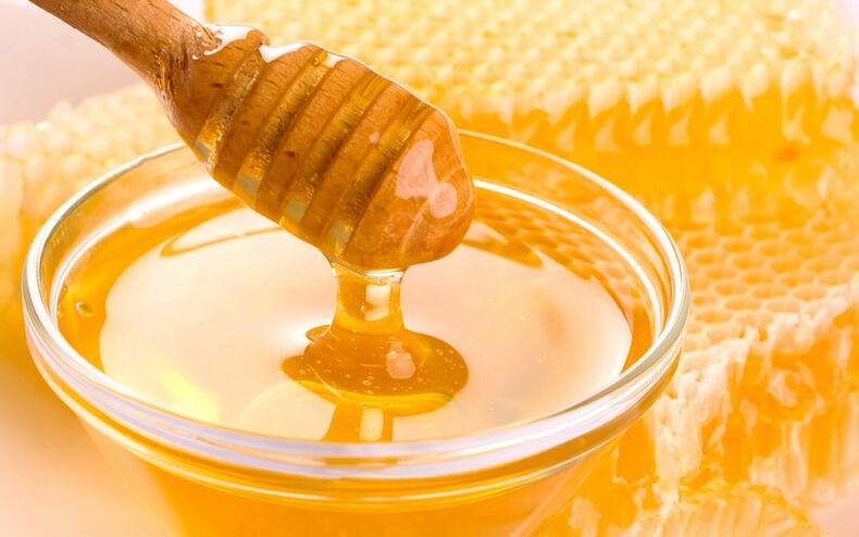 Miel utilizada para tratar la osteocondrosis. 